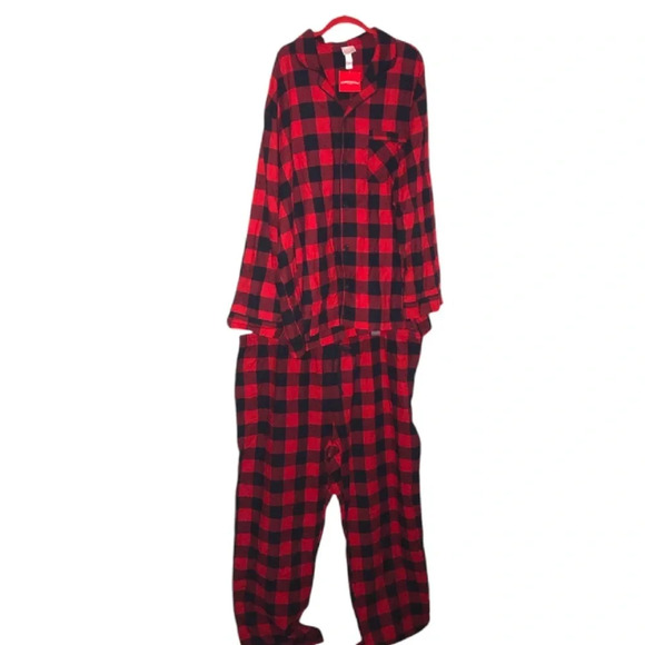 NWT Wondershop At Target Men’s Red Buffalo Check Pajamas Size 3XL - Picture 6 of 10
